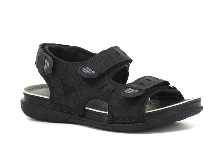 Mulex Garson 4201 Anoraklı Monta Sandalet Siyah - 1