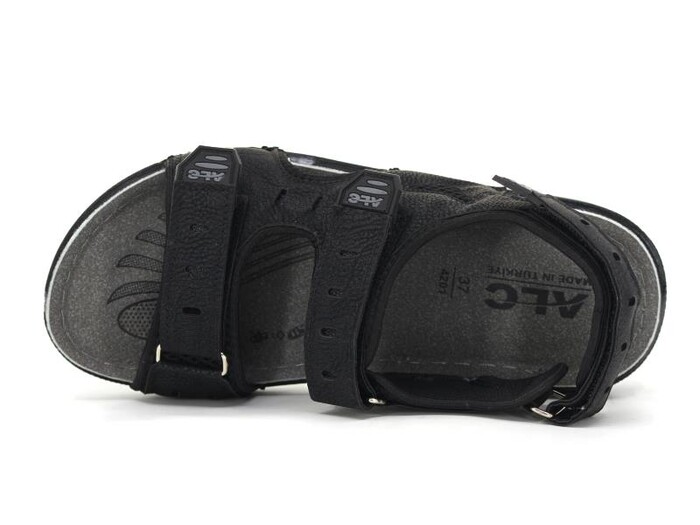 Mulex Garson 4201 Anoraklı Monta Sandalet Siyah - 2