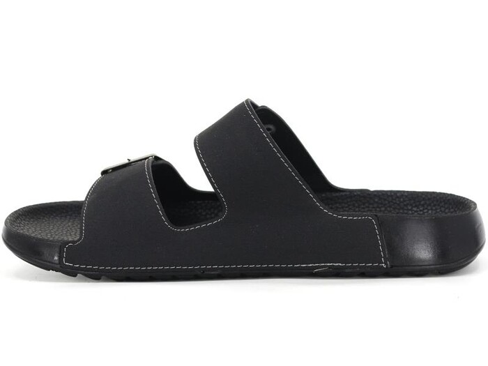 Mulex Merdane 50651 Monta Spor Taban Çift Toka Günlük Terlik Siyah - Mulex (1)