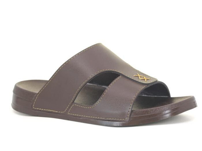 Mulex Merdane 51001 Monta Kutulu Günlük Terlik Kahve - Mulex