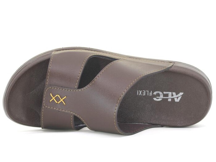 Mulex Merdane 51001 Monta Kutulu Günlük Terlik Kahve - Mulex (1)