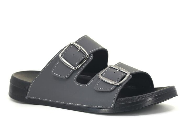 Mulex Merdane 51002 Monta Günlük Terlik Füme - 1