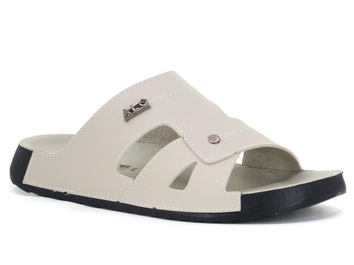 Mulex Merdane 51052 Monta Kutulu Günlük Terlik Bej - Mulex