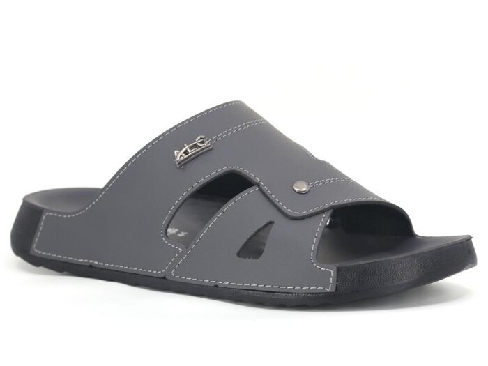 Mulex Merdane 51052 Monta Kutulu Günlük Terlik Füme - Mulex