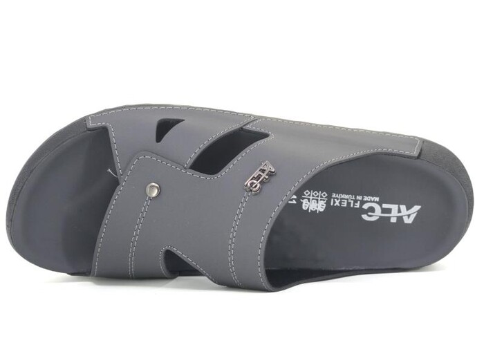 Mulex Merdane 51052 Monta Kutulu Günlük Terlik Füme - Mulex (1)