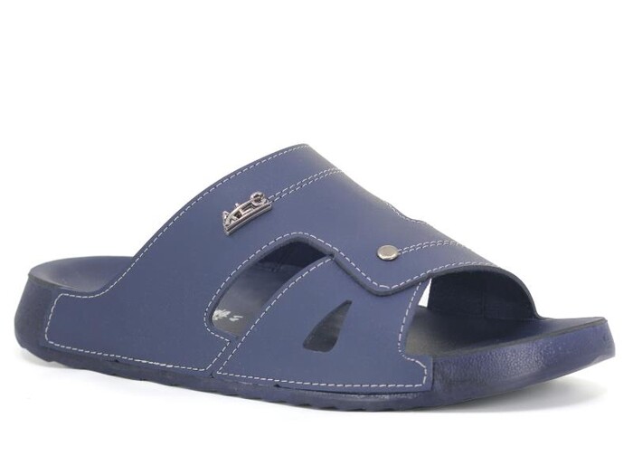 Mulex Merdane 51052 Monta Kutulu Günlük Terlik Lacivert - Mulex