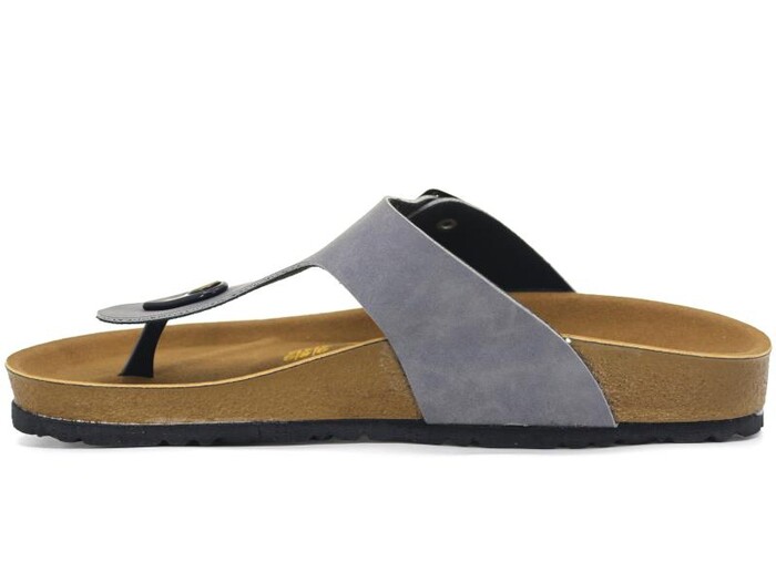 Mulex Merdane 5151 Birken Kutulu Parmak Arası Terlik Füme - 2