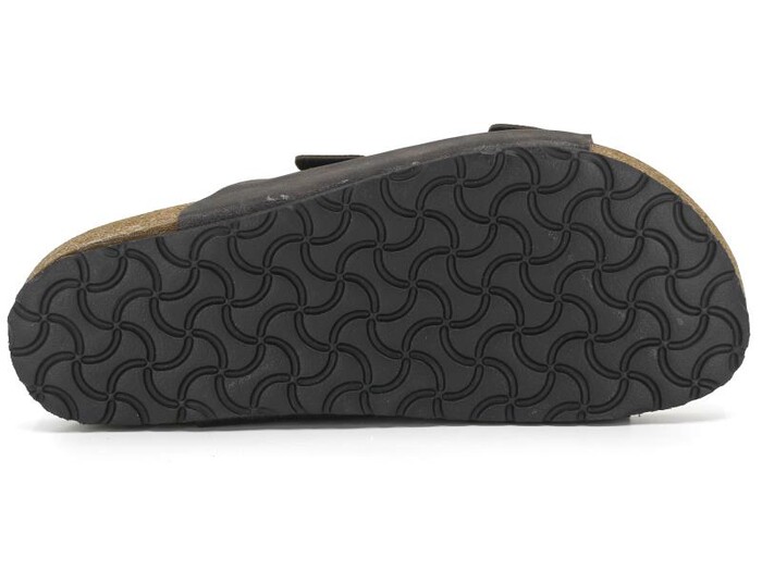 Mulex Merdane 5152 Birken Çift Toka Evalı Monta Günlük Terlik Kahve - 3