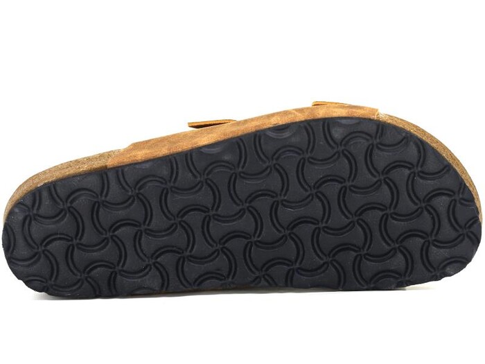 Mulex Merdane 5152 Birken Çift Toka Evalı Monta Günlük Terlik Taba - 3