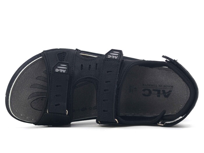 Mulex Merdane 5201 Monta Anoraklı Sandalet Siyah - Mulex (1)