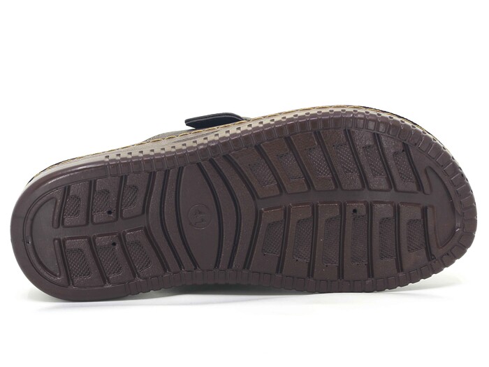 Mulex Merdane 5251 Çift Toka Enj. Kutulu Günlük Terlik Kahve - 3