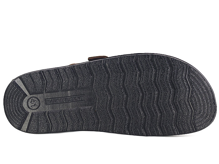 Mulex Merdane 5451 Çift Toka Enj.Kutulu Günlük Terlik Taba - 3