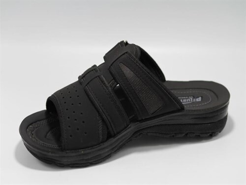 Mulex Merdane Tank Taban Cırtlı-5002 Günlük Terlik Siyah - Mulex (1)