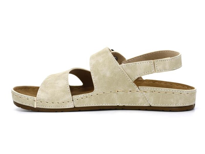 Mulex Zenne 10653 Monta Kutulu Sandalet Bej - 3