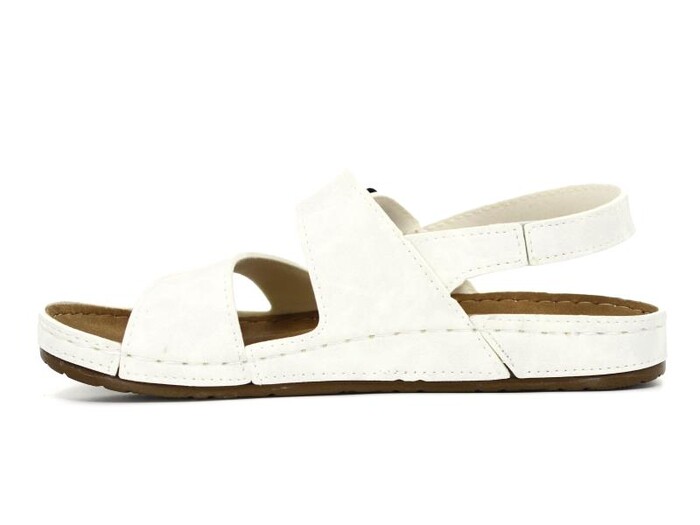 Mulex Zenne 10653 Monta Kutulu Sandalet Beyaz - Mulex (1)