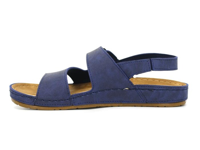 Mulex Zenne 10653 Monta Kutulu Sandalet Lacivert - 3