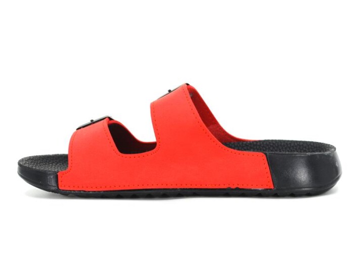 Mulex Zenne 10701 Soft Spor Taban Çift Toka Poşetli Günlük Terlik Kırmızı - 2