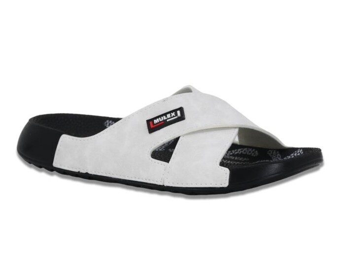 Mulex Zenne 10702 Soft Spor Taban Çapraz Kutulu Günlük Terlik Beyaz - 1