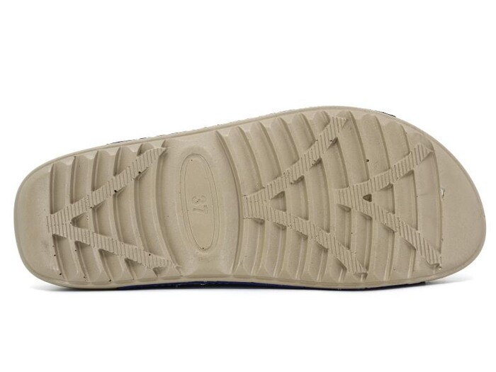 Mulex Zenne 10702 Soft Spor Taban Çapraz Kutulu Günlük Terlik Lacivert