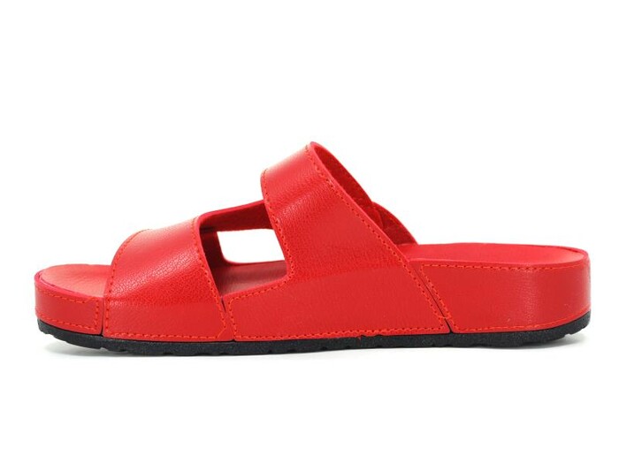 Mulex Zenne 10952 Monta Kutulu Günlük Terlik Kırmızı - Mulex (1)