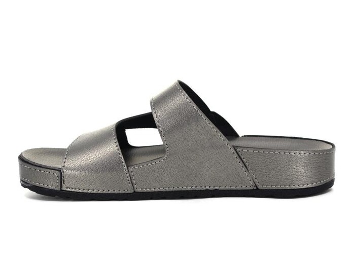 Mulex Zenne 10952 Monta Kutulu Günlük Terlik Platin - Mulex (1)