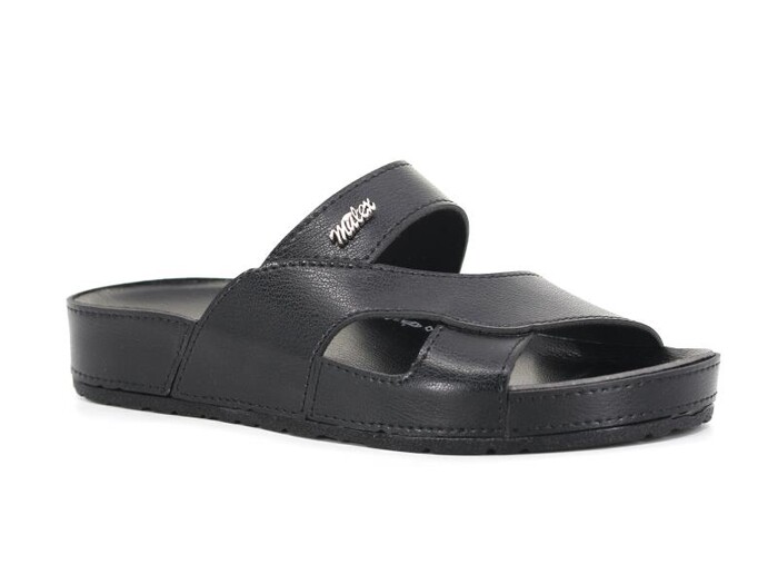 Mulex Zenne 10952 Monta Kutulu Günlük Terlik Siyah 