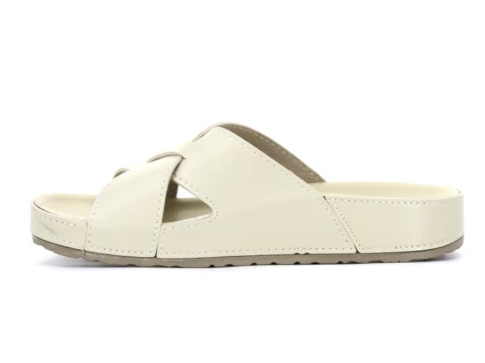 Mulex Zenne 10953 Monta Kutulu Günlük Terlik Bej - Mulex (1)