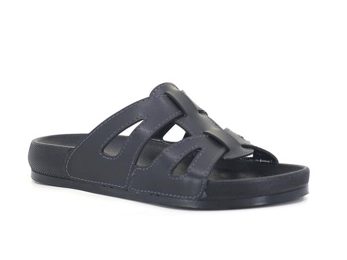 Mulex Zenne 11201 Geçmeli Monta Kutulu Günlük Terlik Siyah 