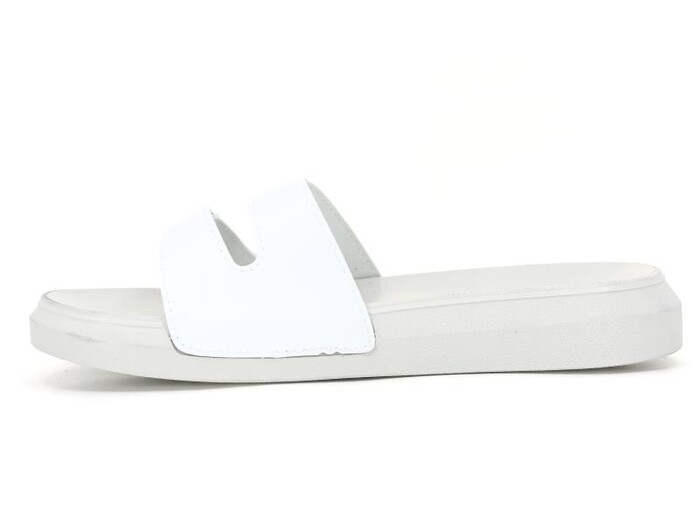 Mulex Zenne 11303 Çift Cırtlı Monta Kutulu Günlük Terlik Beyaz - Mulex (1)