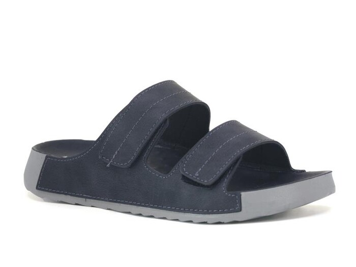 Mulex Zenne 11351 Kutulu Cırtlı Günlük Terlik Siyah - Mulex