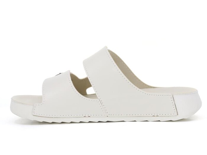 Mulex Zenne 11352 Çift Toka Monta Kutulu Günlük Terlik Bej - Mulex (1)