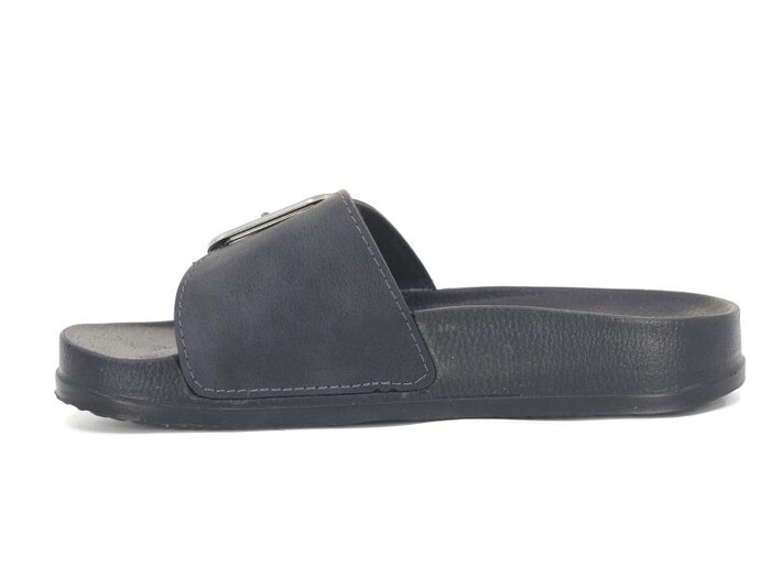 Mulex Zenne 11451 Büyük Tek Toka Monta Kutulu Günlük Terlik Siyah - Mulex (1)