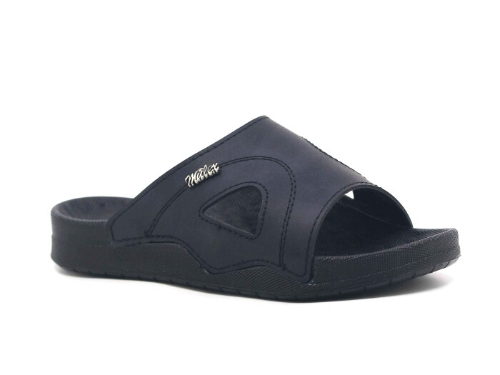 Mulex Zenne 11652 Kutulu Günlük Terlik Siyah - Mulex