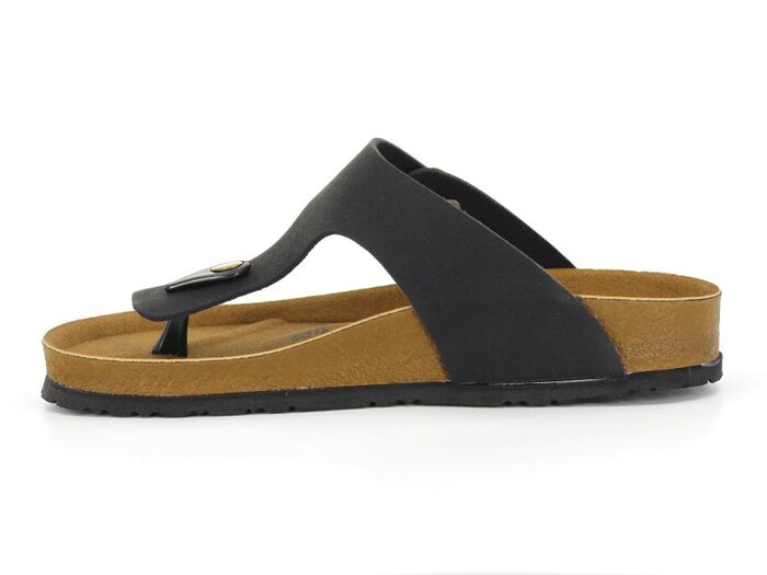 Mulex Zenne 1251 Birken Evalı Kutulu Parmak Arası Terlik Siyah - 2