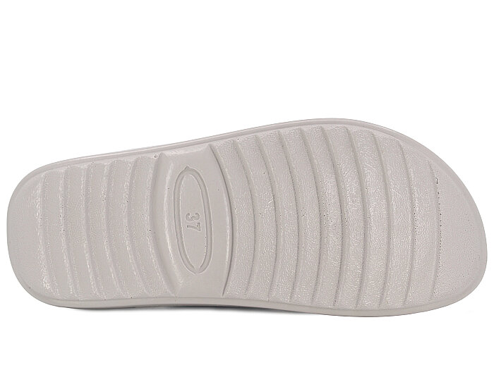 Sue Zenne 1354-Simli Çapraz Kutulu Enj. Günlük Terlik Gümüş - 3