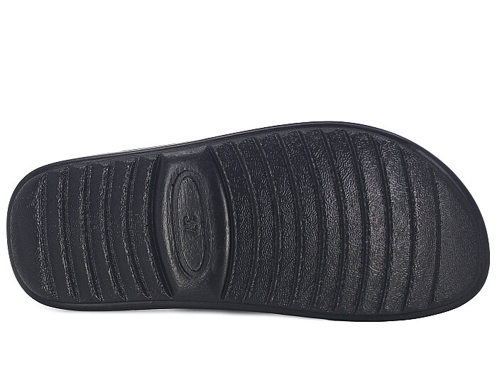 Sue Zenne 1354-Simli Çapraz Kutulu Enj. Günlük Terlik Siyah - 3