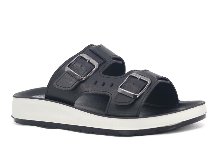 Mulex Zenne 1501 Kutulu Günlük Terlik Siyah - Mulex