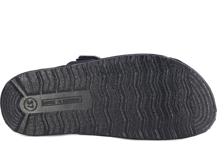 Mulex Zenne 1502 Çift Bant Enj. Kutulu Günlük Terlik Füme - 3