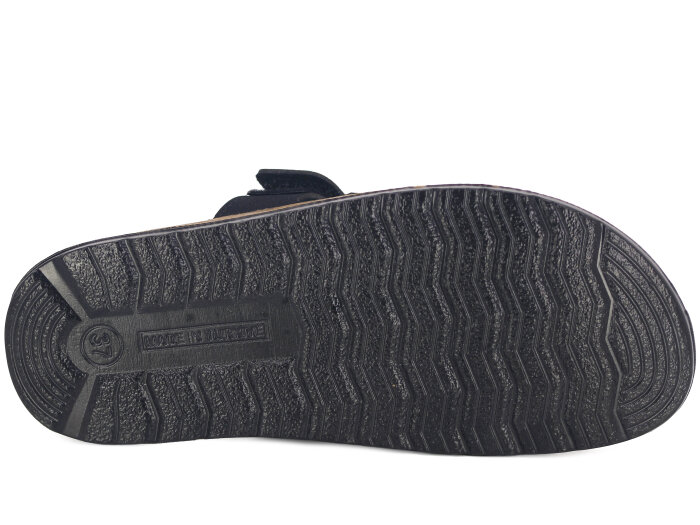 Mulex Zenne 1502 Çift Bant Enj. Kutulu Günlük Terlik Siyah - 3