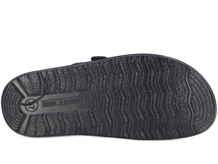 Mulex Zenne 1503 Çift Toka Enj. Simli Günlük Terlik Siyah - 3