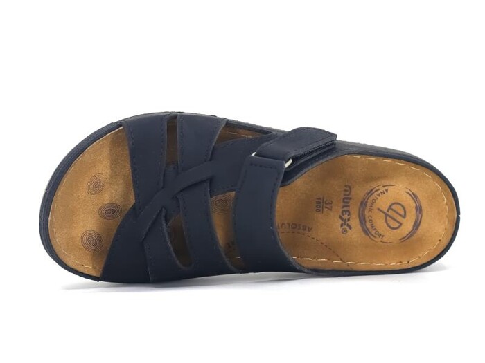 Mulex Zenne 1802 Yandan Cırtlı Monta Günlük Terlik Siyah - Mulex (1)