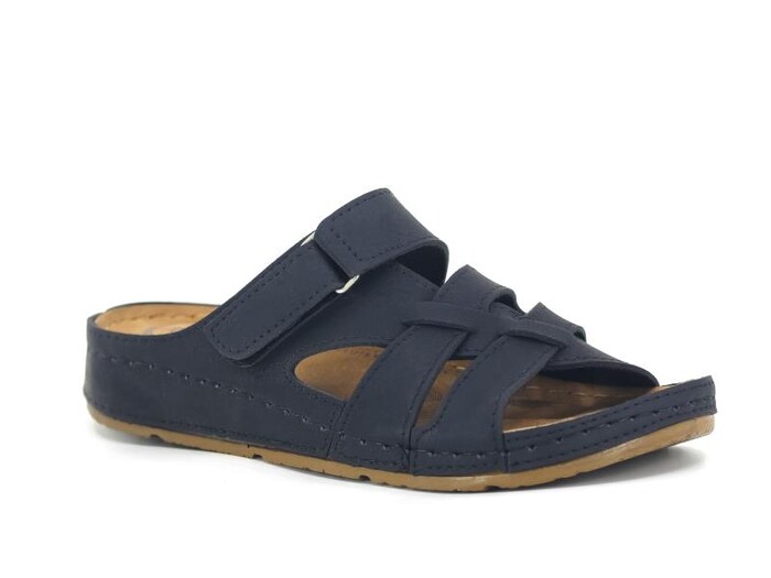 Mulex Zenne 1802 Yandan Cırtlı Monta Günlük Terlik Siyah - Mulex