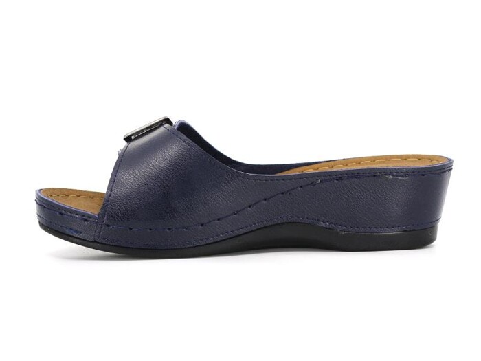 Mulex Zenne 1851 Monta Esem Günlük Terlik Lacivert - Mulex (1)