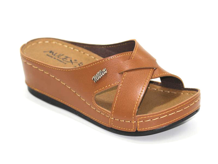 Mulex Zenne 1852 Monta Çapraz Günlük Terlik Taba - 1