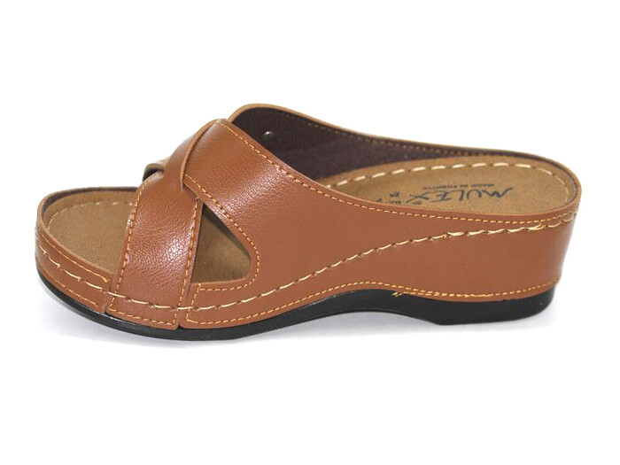 Mulex Zenne 1852 Monta Çapraz Günlük Terlik Taba - Mulex (1)
