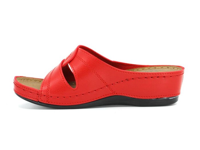 Mulex Zenne 1854 Geçme Çapraz Günlük Terlik Kırmızı - Mulex (1)
