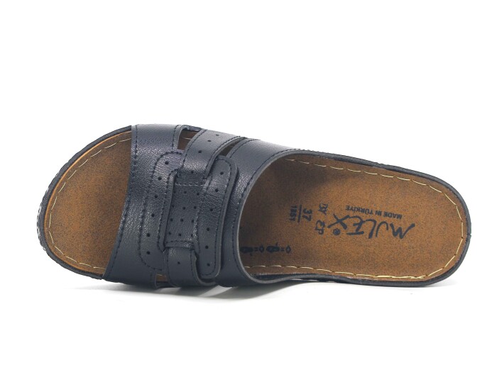 Mulex Zenne 1857 Monta Parçalı Günlük Terlik Siyah - Mulex (1)