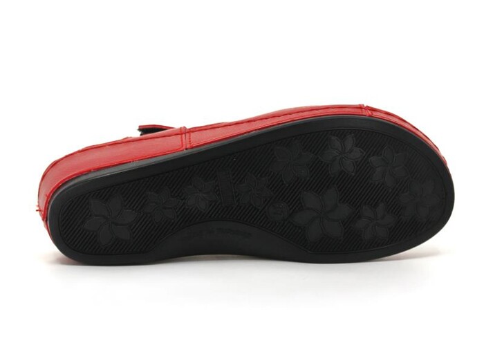 Mulex Zenne 1860 Monta Cırtlı Sandalet Kırmızı - Thumbnail
