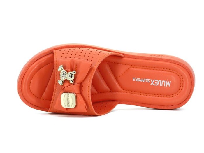 Mulex Zenne 1904 Fiyonklu Monta Kutulu Günlük Terlik Nar Çiçeği - Mulex (1)