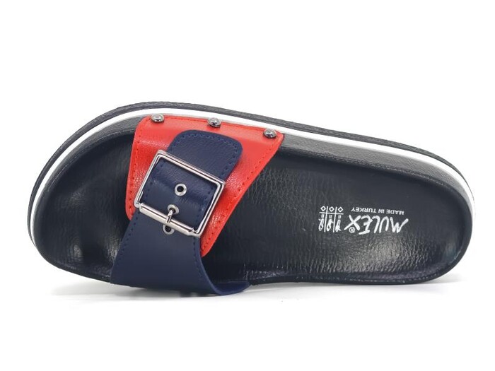 Mulex Zenne 2251 Yumuşak Taban Tek Toka Kutulu Günlük Terlik Tommy